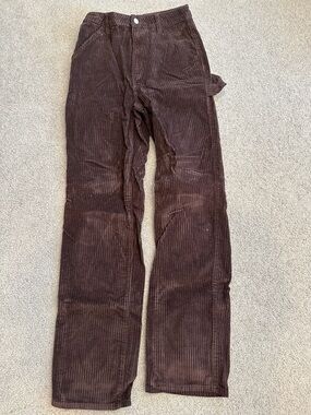 PacSun Brown Corduroy Wide-Leg Pants